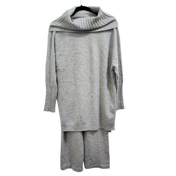 Escada Safina Gray Cowl Neck Sweater Cashmere & Sweatpants Size S - Picture 14 of 16